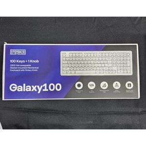 Epomaker Galaxy100 1800 Mechanical Keyboard 100 Keys Knob Hot-Swap RGB
